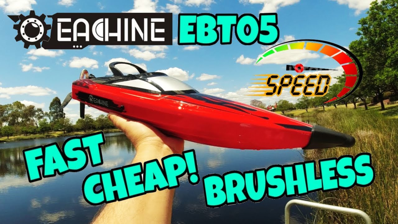 ✅How Fast Is The EACHINE EBT05 Brushless Speed Boat?
