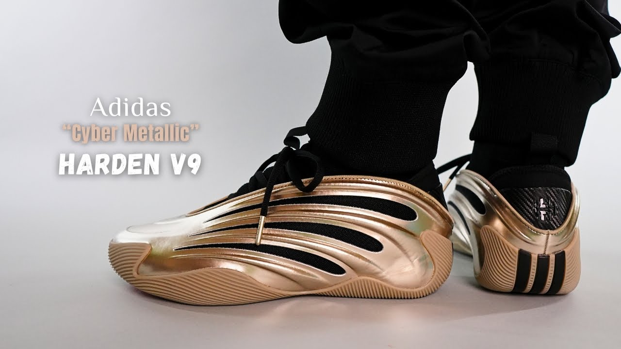 Обзор кроссовок Adidas Harden Vol 9 Cyber ​​Metallic + анализ на ногах