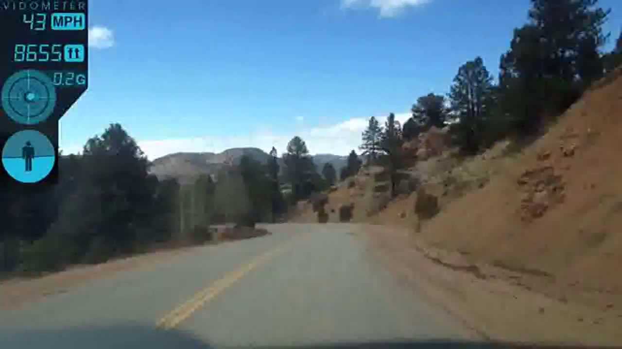 Time Lapse Cripple Creek to Florissant Colorado "Down the Hill" Teller County Road 1