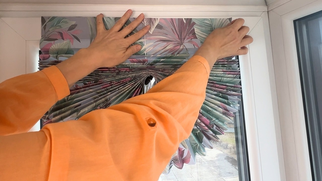 No more buying blinds – make stunning DIY window shades in 10 minutes!