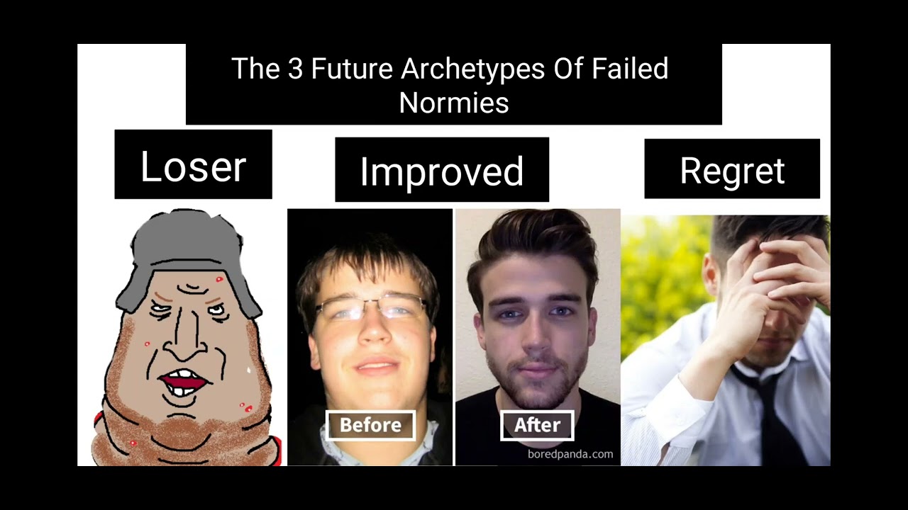 [REUPLOAD] The 3 Archetypes of the Failed Normie - basedescrotcel AKA Darth Hideous