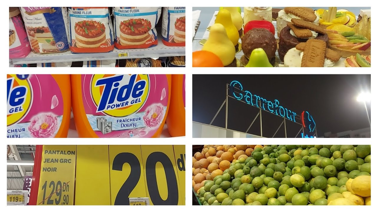 #ارتفاع # اسعار  وغلاء في Carrefour Agadir #🍊🍎🍆🥕🍞🥐🍍🇲🇦👌👌👌😱