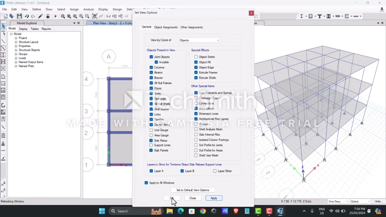 Seismic analysis in etabs