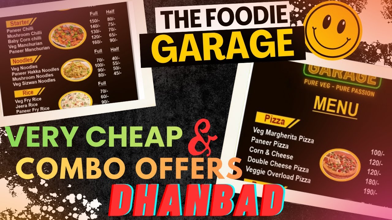 The Foodie Garage Dhanbad | Best Food  Dhanbad | Cheap Price & Combo Offers Best Veg dishes Dhanbad 