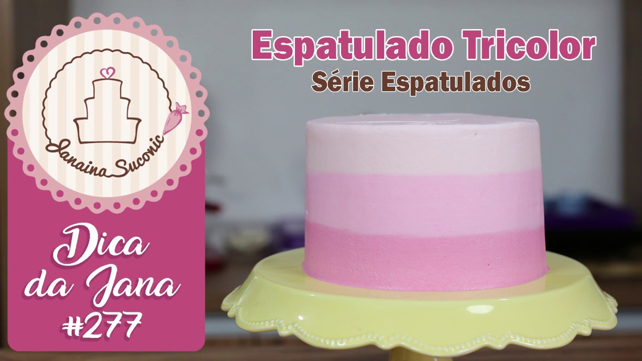 Dica da Jana #277 Espatulado Tricolor - Por Janaina Suconic