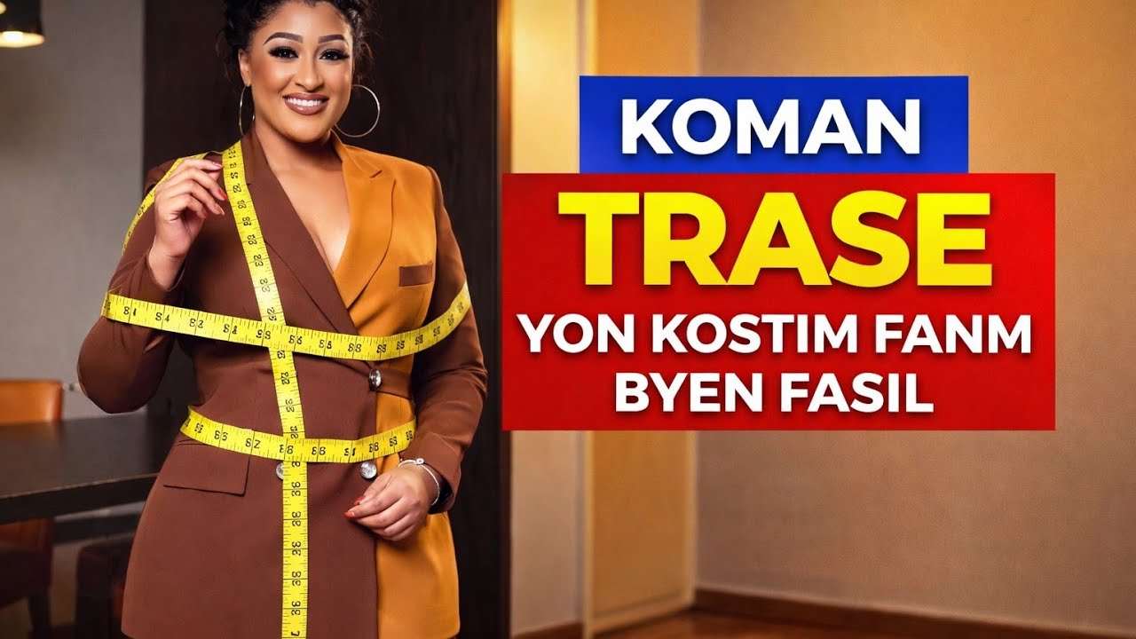 Men Koman OU Kapab trase yon costume a femme(fille) konple 🖍️📏📐✂️#costume #couture #femme 