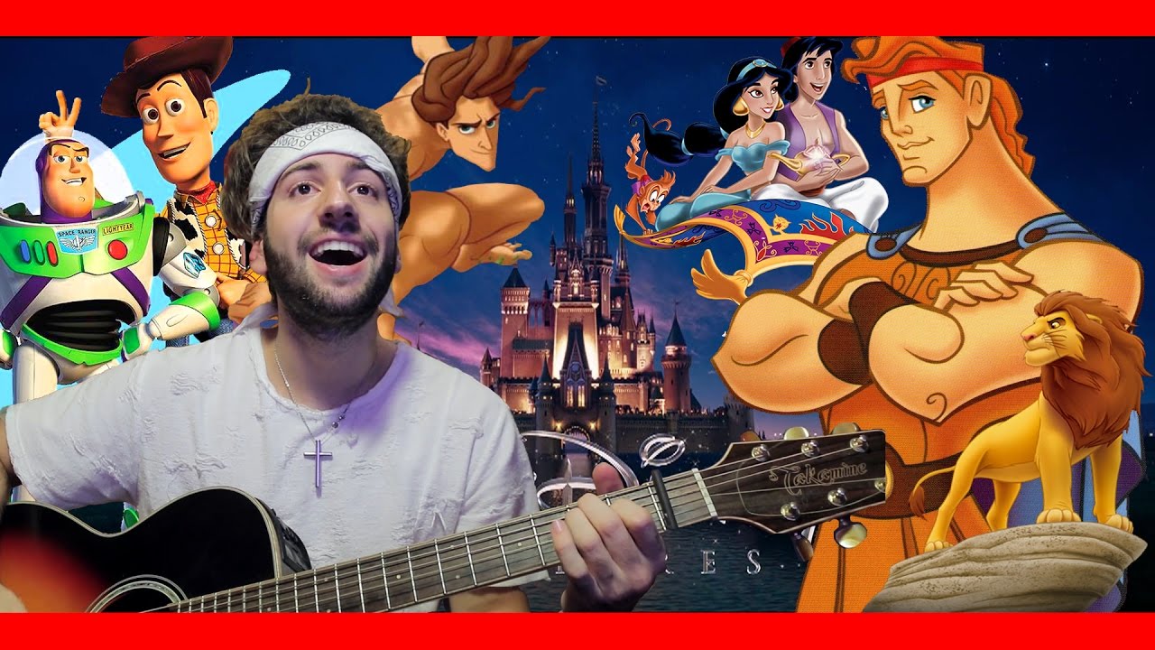 LE MIGLIORI CANZONI DISNEY ALLA CHITARRA!