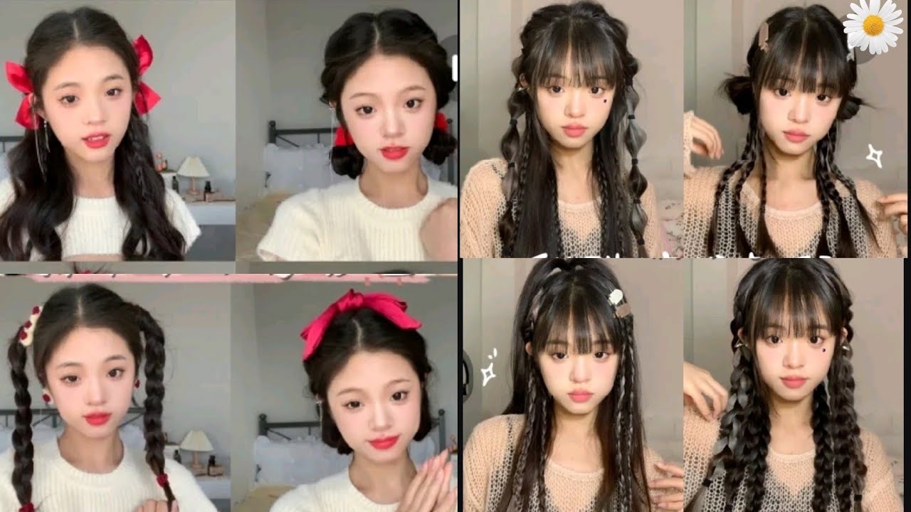 Quick & Easy Korean Style for Girls look so cute 🥰