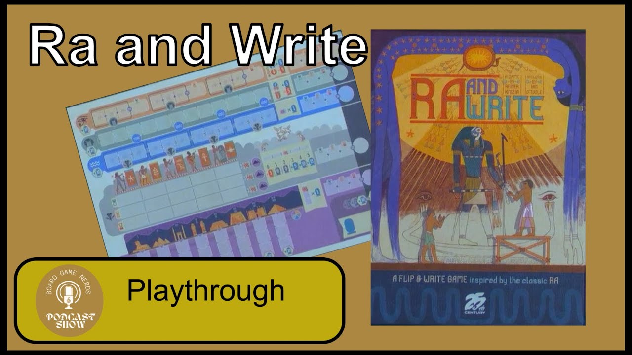 Ra and Write | Teach & Playthrough