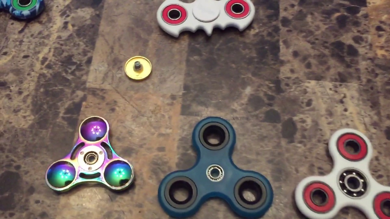 BEST FIDGET SPINNER BEARING COMPARISON LARGE VS SMALL BEARINGS BEST FASTEST LONGEST SPIN TIME