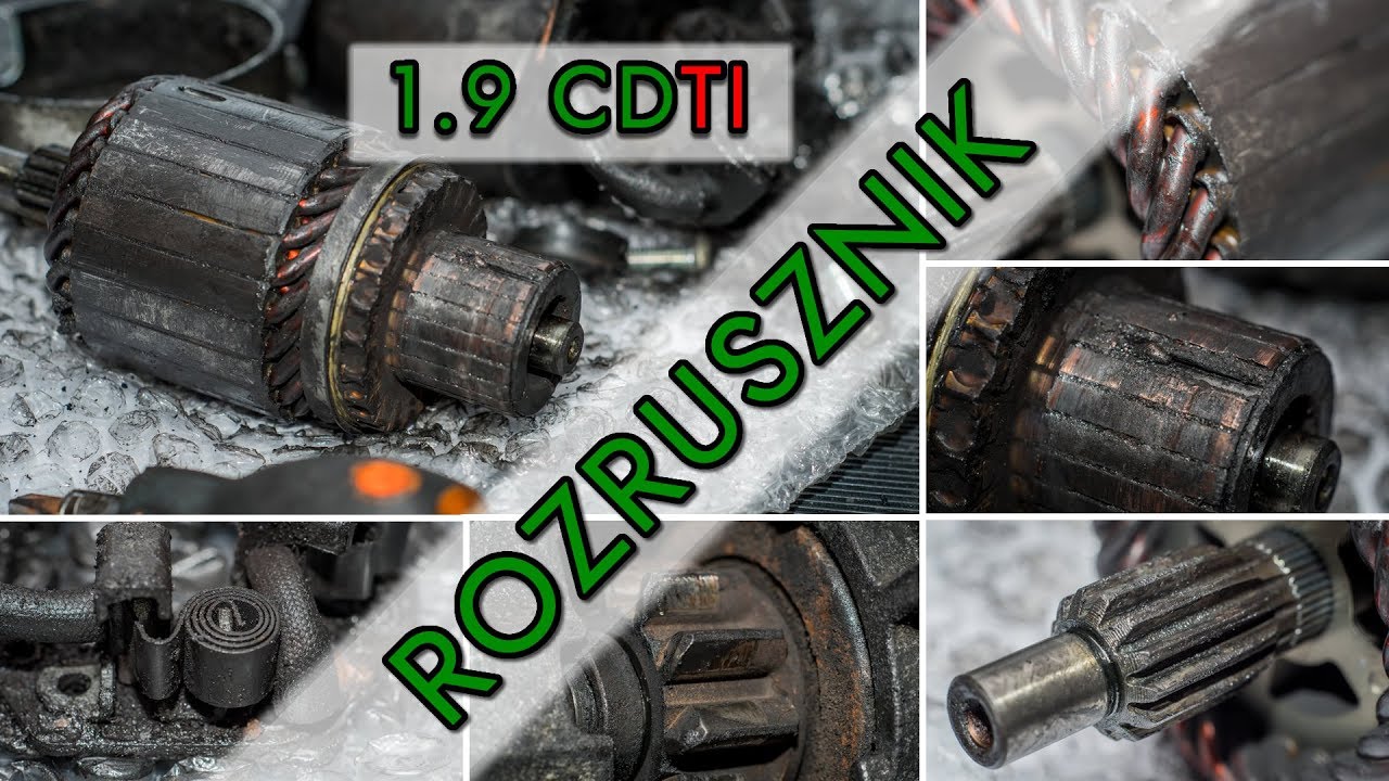 Uszkodzony rozrusznik Vectra C. 1.9 CDTI