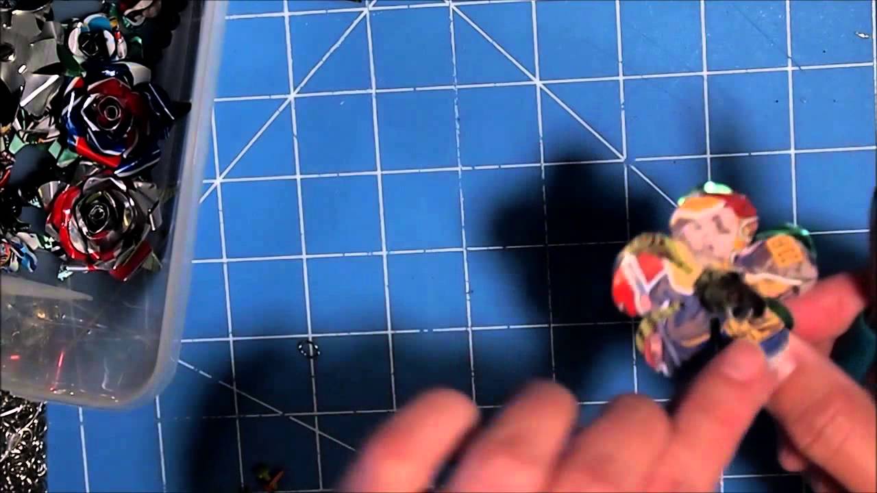 Aluminum Can Roses Tutorial AND a Giveaway announcement...