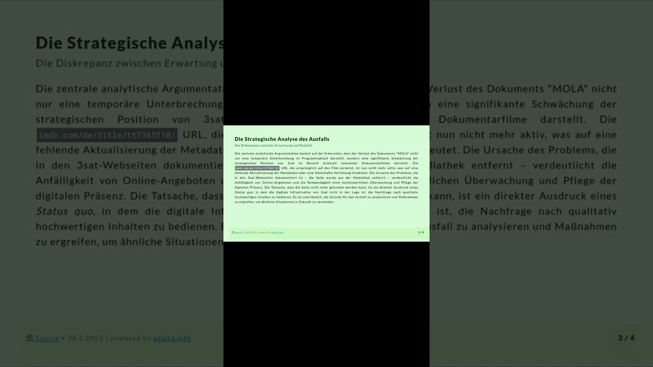 ✨ MOLA: Eine Strategische Analyse des Verlusts