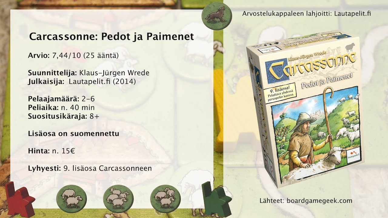 Carcassonne: Pedot ja Paimenet
