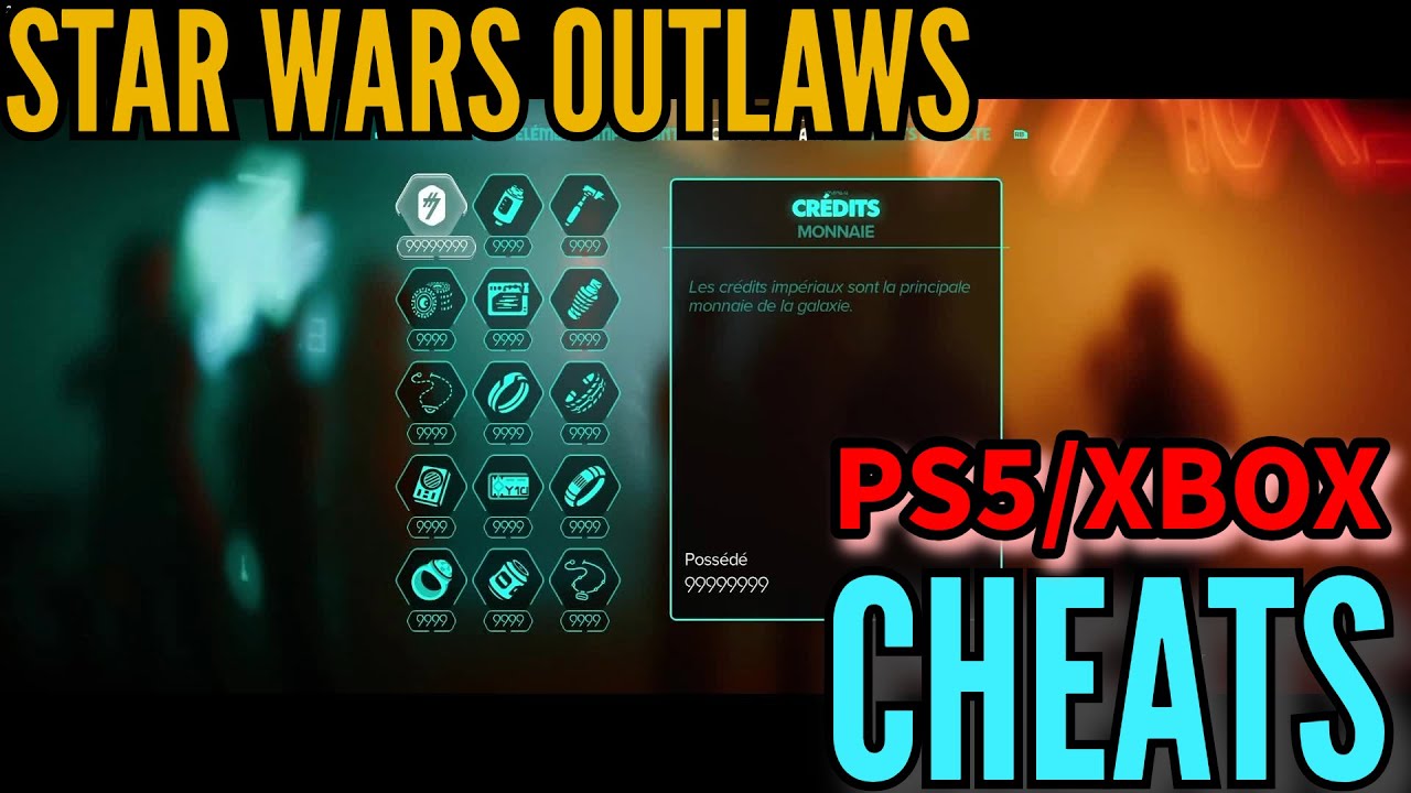 Star Wars Outlaws [PS5/XBOX] Cheats: Max Credits, Max Inventory! #starwarsoutlaws #ps5cheats