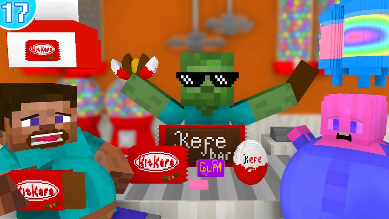 🍫Работа в Месте Продажи Шоколада - Анимация в Minecraft