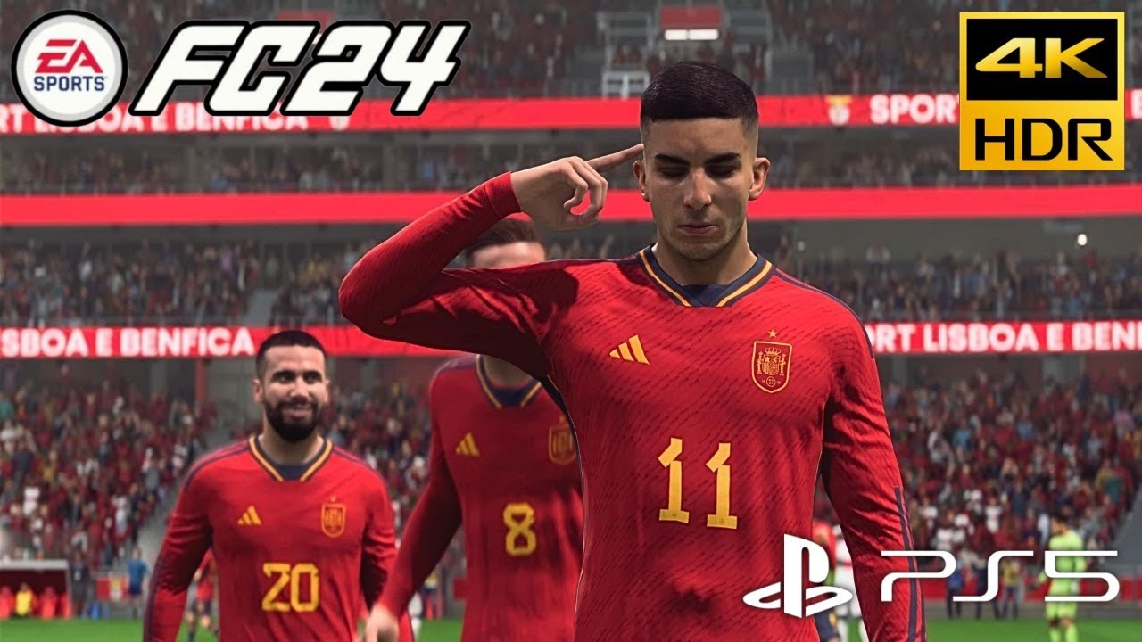 EA FC 24 [FIFA 24] - Portugal  vs Espanha | Gameplay PS5™ [4K HDR 60FPS]