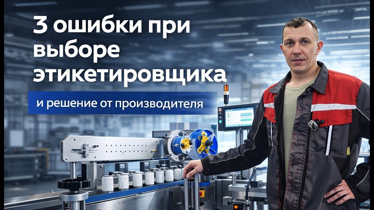 3 ошибки при выборе этикетировочного оборудования