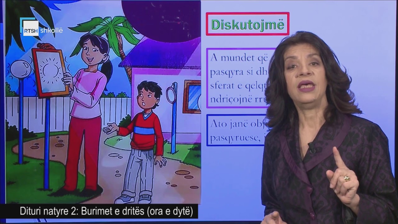 Dituri natyre 2 - Burimet e dritës (ora e dytë)