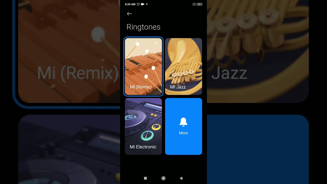 Xiaomi 8 all ringtones and alarm
