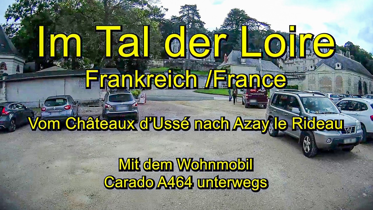 Château d'Ussé  – Château Azay-le-Rideau  / Frankreich / Loire - Full length & Real time