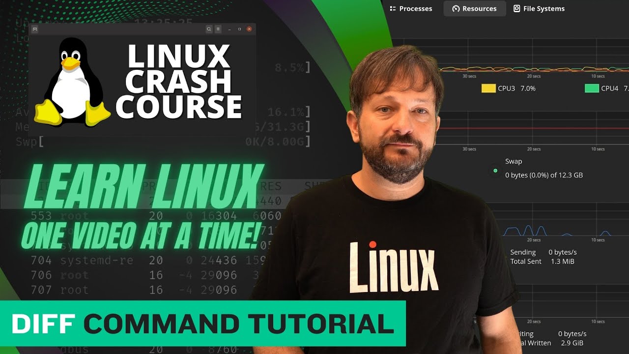 Как сравнивать файлы с помощью команды Diff (краткий курс по Linux)