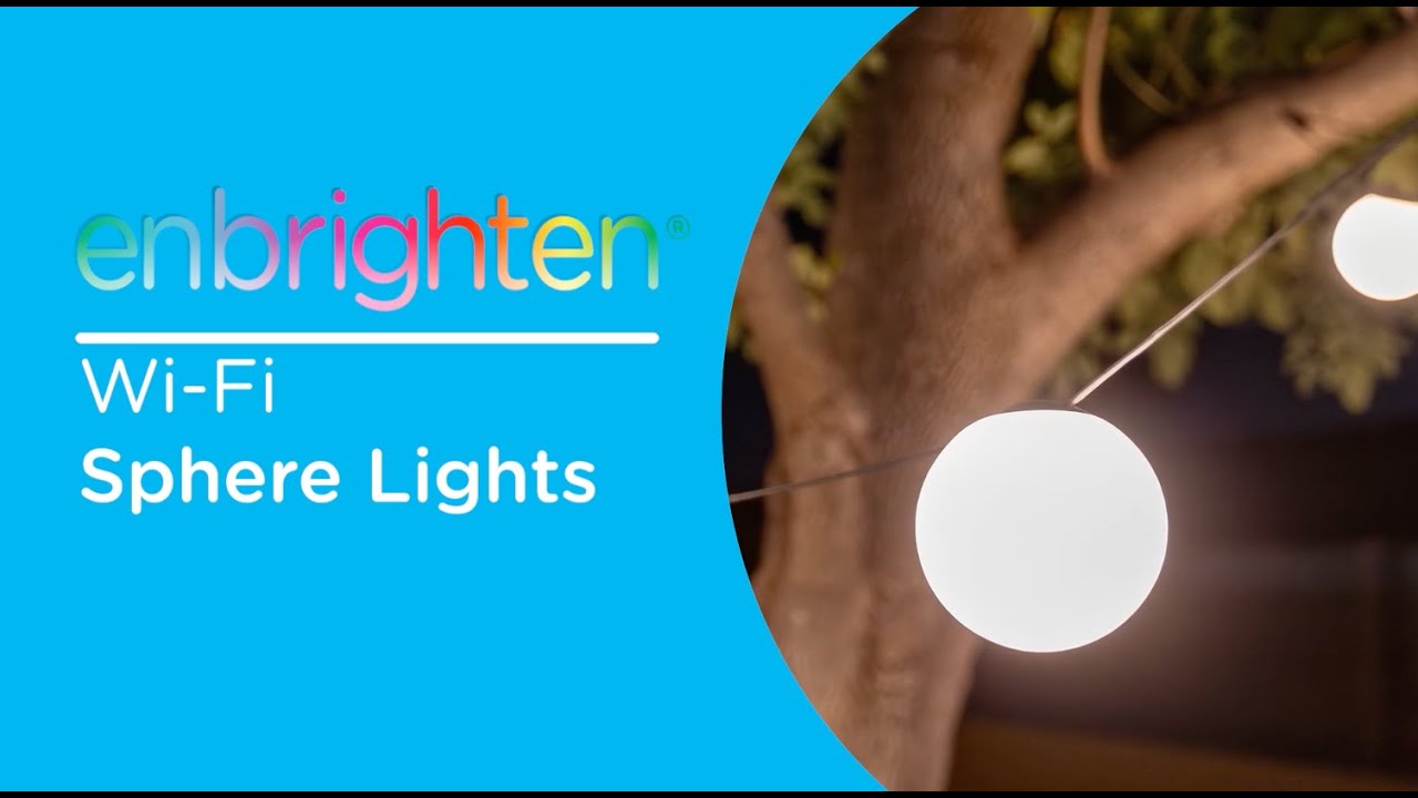 85975 & 85976: Enbrighten VIBE Wi-Fi Sphere Lights &mdash; Overview