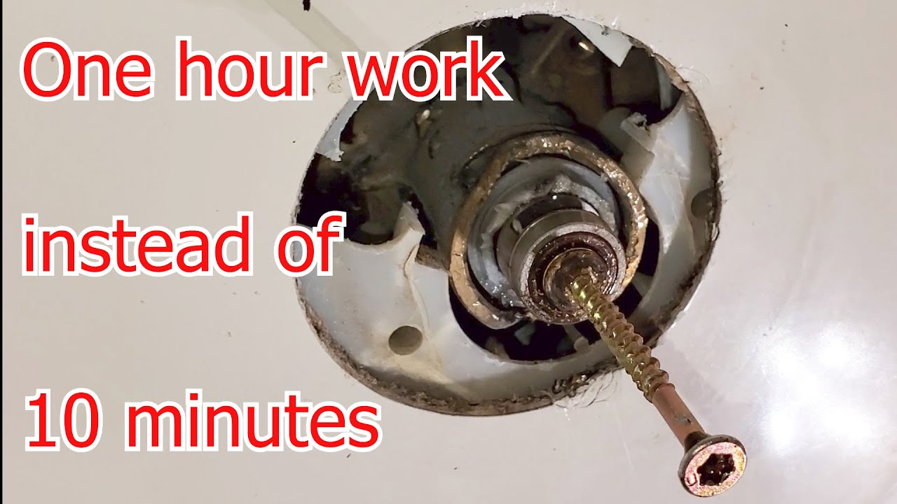 Broken Shower Cartridge Removal Moen