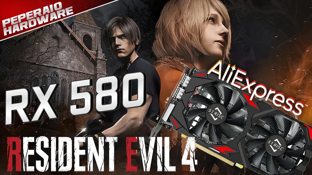 Resident Evil 4 Remake na RX 580 do Aliexpress!! (R$ 350)... RODOU?