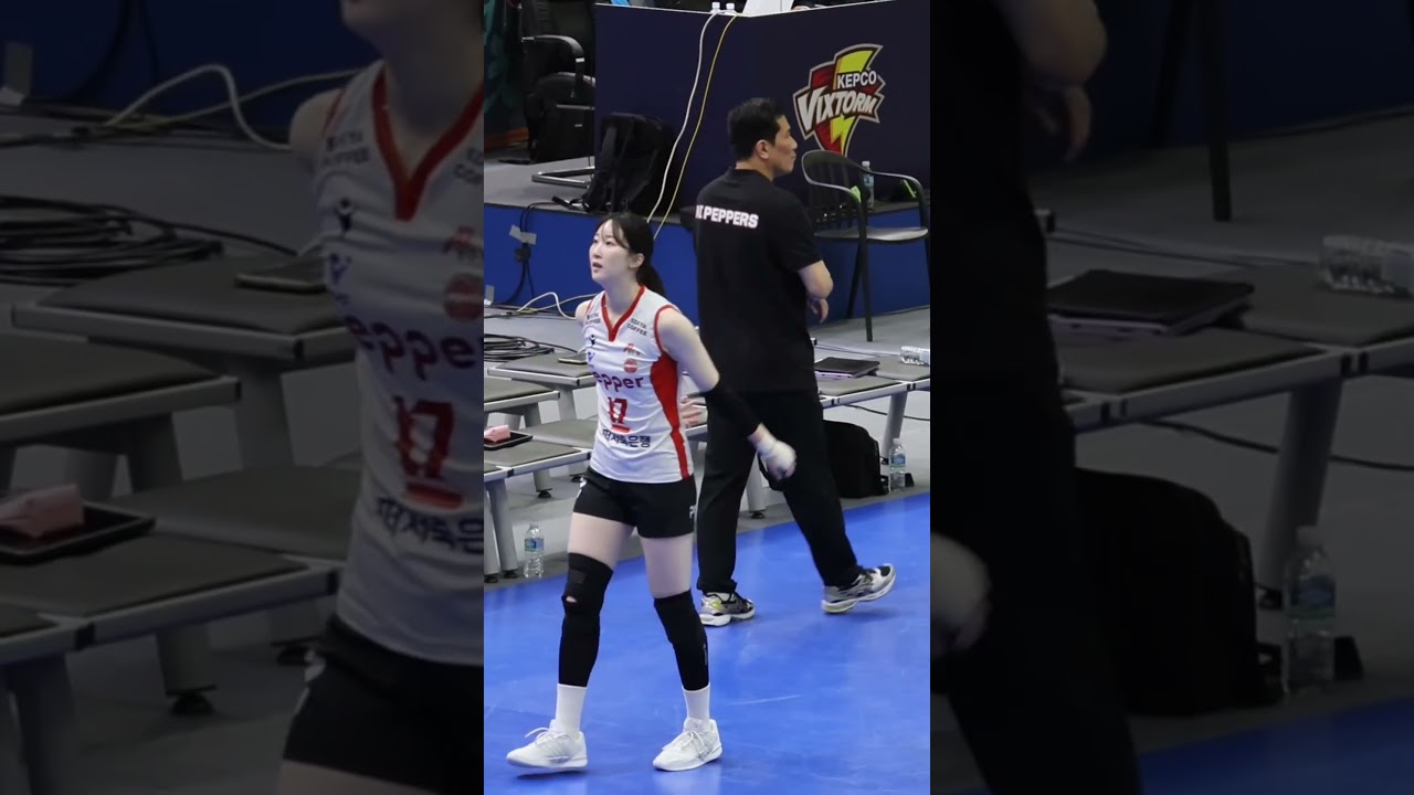 페퍼스 15승한날 고예림 볼연습1 현대건설전 26,3,8