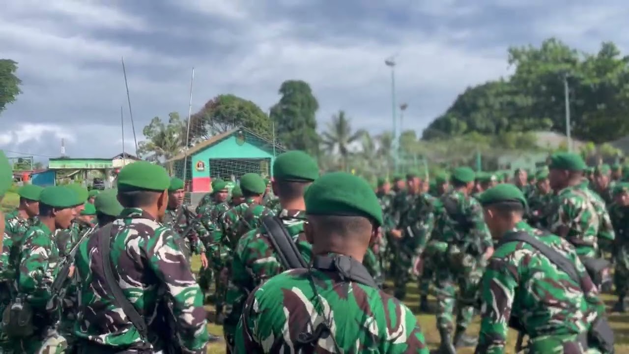 Yel-Yel Yonif 743/PAY di bumi cendrawasih