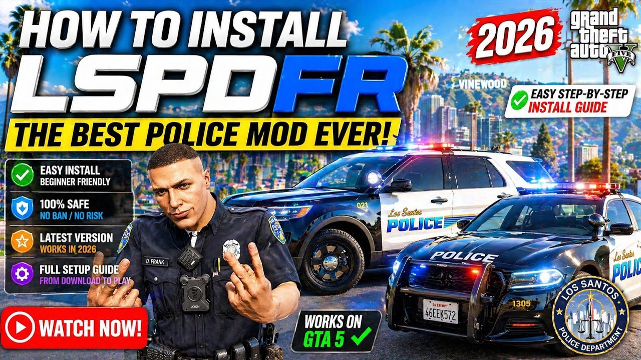 Как легко установить LSPDFR (пошаговое руководство 2026) 