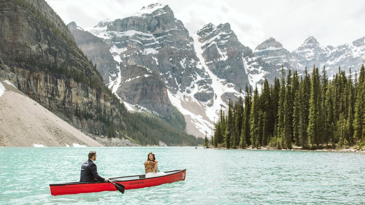 Banff Wedding at Moraine Lake | Chelsea & Corey