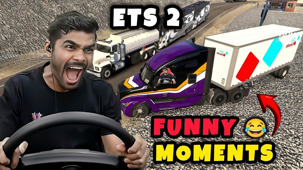 ETS 2  Funniest Moments 😂 | ShreeMan Legend 