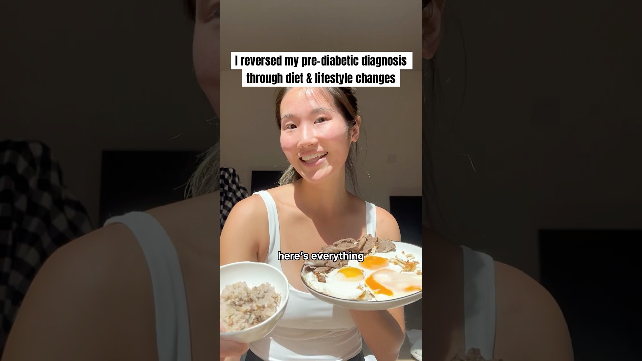 I reversed my pre-diabetic diagnosis through diet and lifestyle changes! #PCOS #prediabetes
