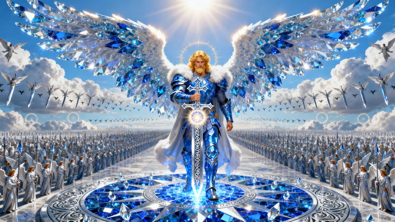 When Archangel Michael Fills the Sky with Endless Angels