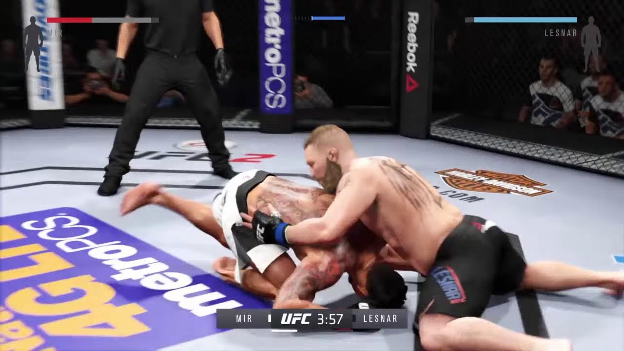 UFC Fight - PS4 Gameplay / Brock Lesnar VS Frank Mir