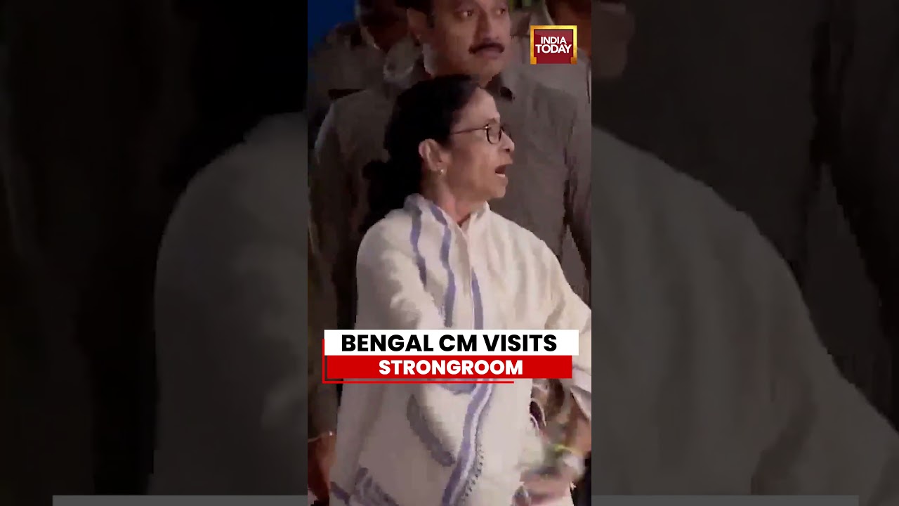 Bengal Elections: Bengal CM Mamata Banerjee Visits Bhabanipur Strongroom Ahead Of Counting Process