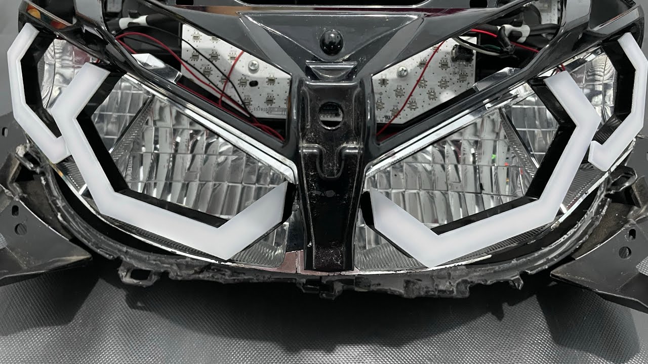 Cara pemasangan hexaframe motor  new aerox 4 bagian pola baru sudah pnp