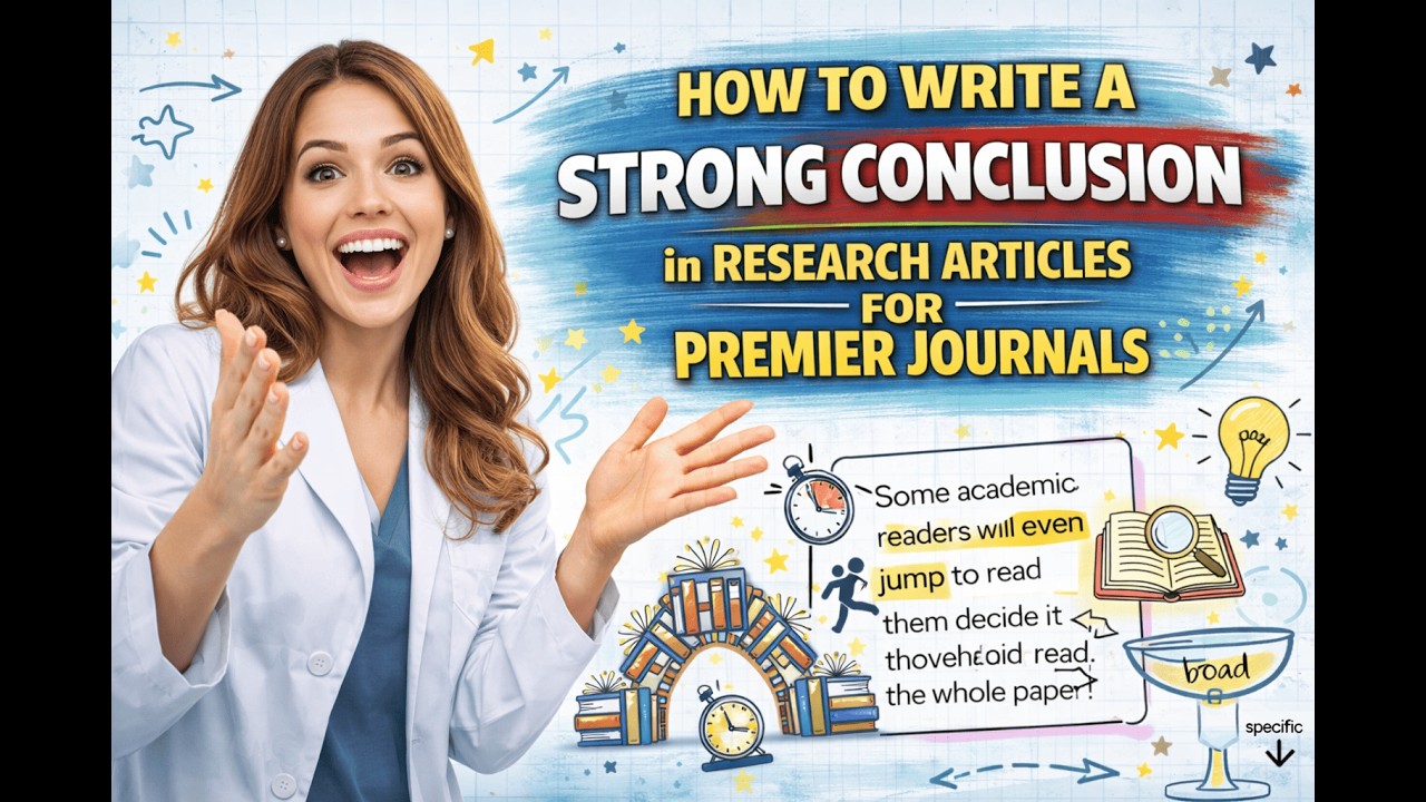 How to write a strong conclusion in research articles for premier journals? I Part 9