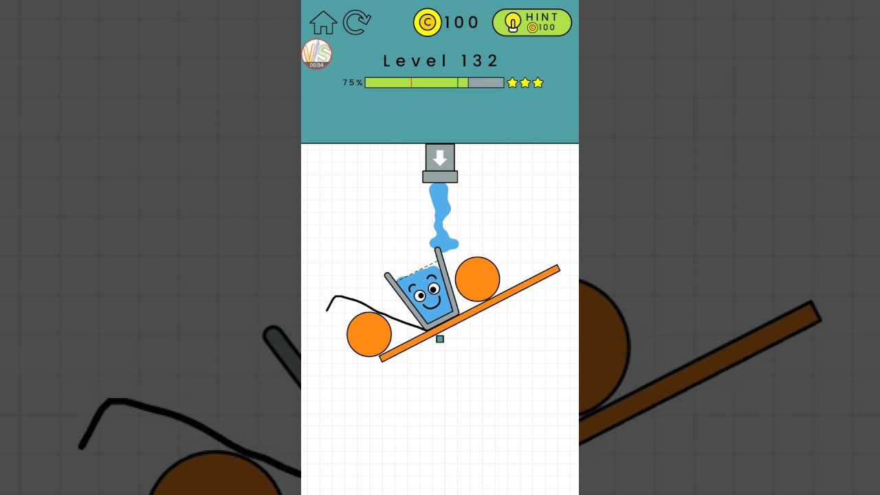 Happy Glass Level 132 Solution 3 Stars