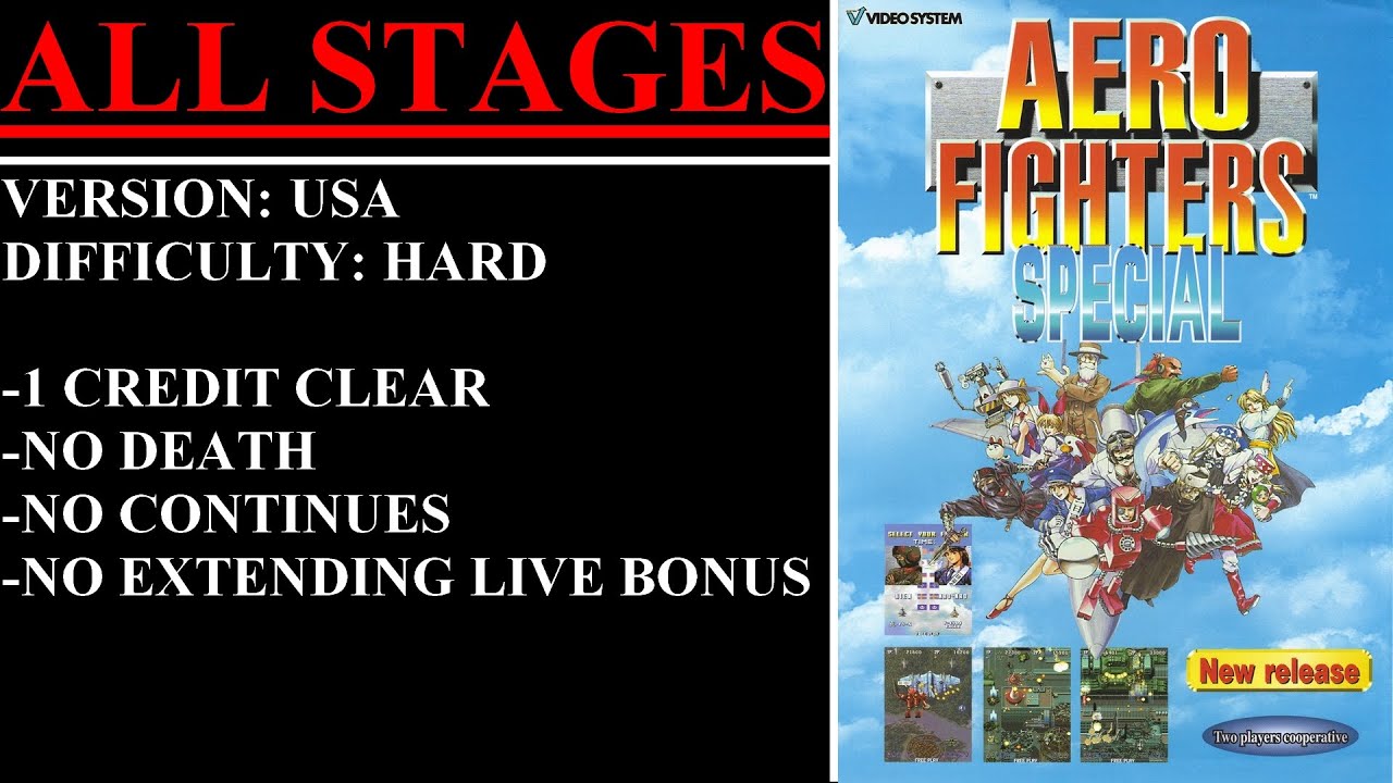 Aero Fighters Special [USA] (Arcade) - (Longplay - All Stages | Hard)