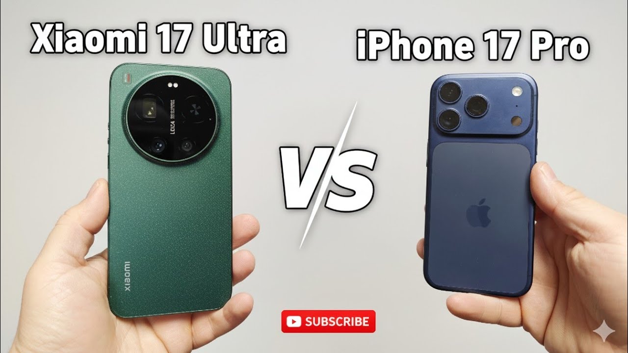iPhone 17 Pro vs  Xiaomi 17 Ultra  por&oacute;wnuje kamery