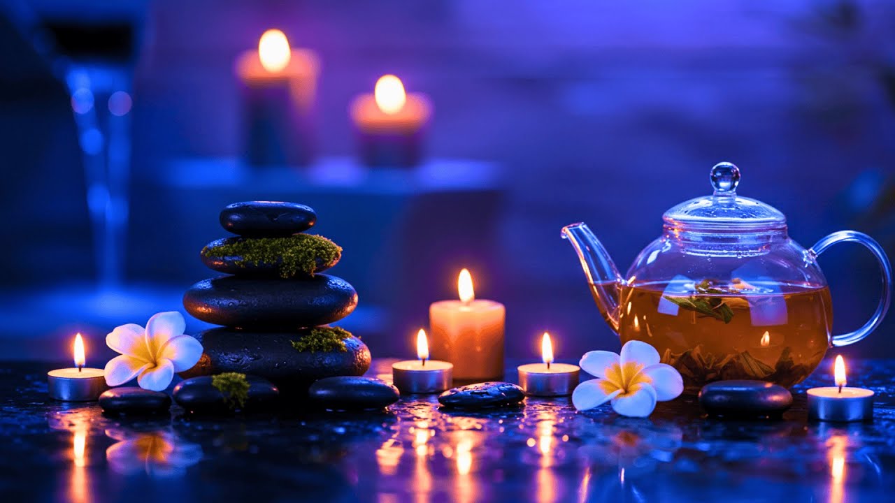 Deep Meditation Spa Music 🌿 Calm Piano & Water Sounds for Anxiety Relief and Inner Balance