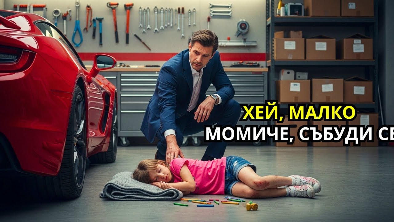 Милионерът се прибра и видя малко момиче, заспало в гаража. 3 секунди по-късно се разплака