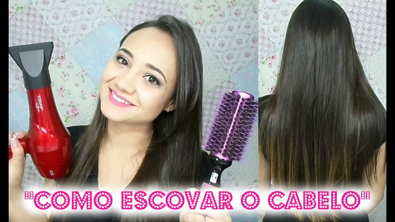Tutorial: Como fazer escova sozinha no cabelo passo a passo