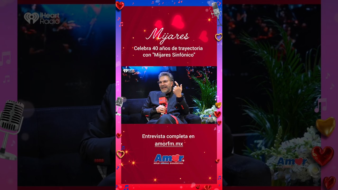 Mijares celebra 40 años de trayectoria con mucho amor #shortvideo
