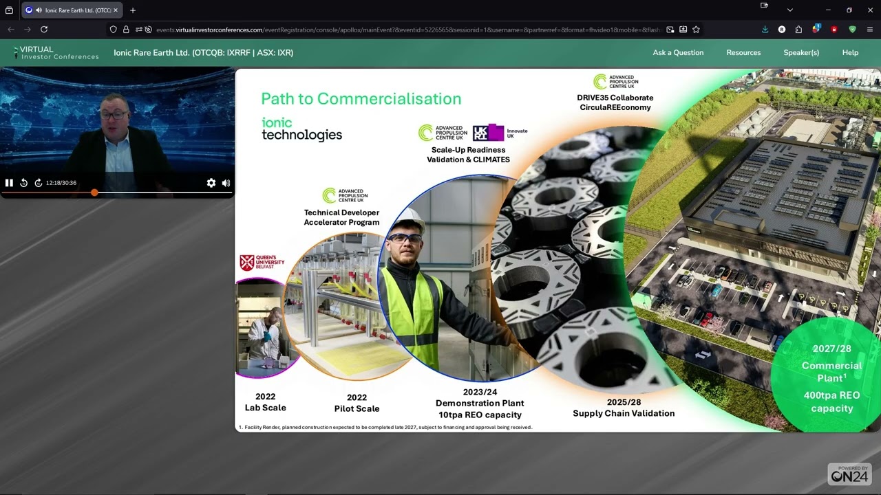 Ionic Rare Earths OTC Investors Conferences Feb 2026