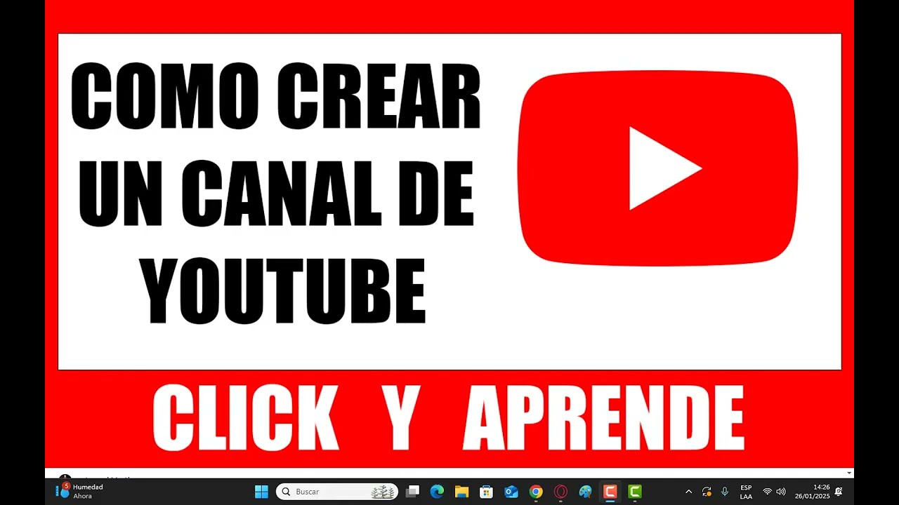 C&oacute;mo Crear un Canal Secundario en YouTube Paso a Paso 2025 👉CLICK Y APRENDE🔴