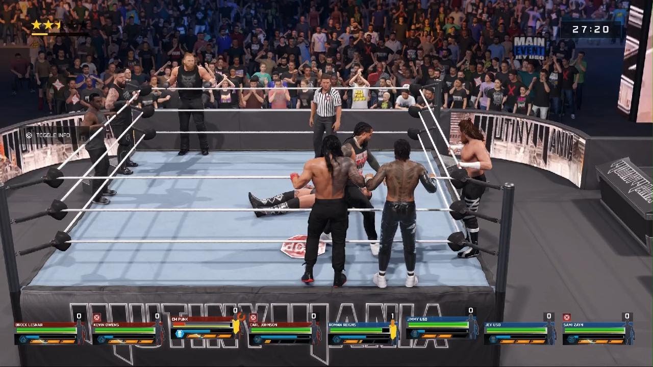 WWE 2K25 Mutiny Vs OG Bloodline MutinyMania Iron Man Match